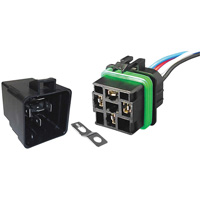Paquet assorti de relais et de fil herm&eacute;tiques r&eacute;sistants aux intemp&eacute;ries, Mini disjoncteur, 30 A, 24 V Quali-T-Solutions