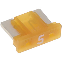 Fusible &agrave; lames pour automobiles LP de la s&eacute;rie MINI, Cartouche, 5 A, 58 V Quali-T-Solutions