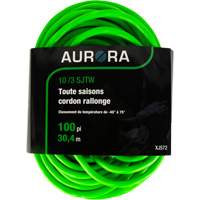 Cordon rallonge de calibre industriel, Toutes saisons, SJTW, AWG 10/3, 15 A, 100' Quali-T-Solutions
