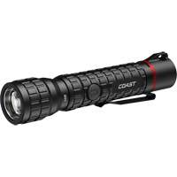 Lampe de poche &eacute;tanche G40R avec mise au point par rotation, DEL, 650 lumens, Piles Rechargeable Quali-T-Solutions