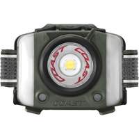 Lampe frontale FL97R &agrave; trois couleurs avec syst&egrave;me Twist Focus et commande vocale, DEL, 830 lumens, 2 hres de fonctionnement, piles Rechargeable Quali-T-Solutions