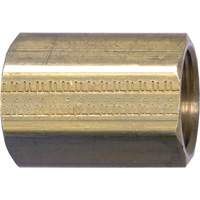 Pipe Coupling, Brass, 3/4" Quali-T-Solutions