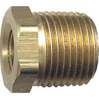 R&eacute;duction m&acirc;le-femelle pour tuyau, 1/8" x 1/2", NPT x FPT, Laiton Quali-T-Solutions