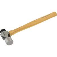 Ball Pein Hammer, 32 oz. Head Weight, Plain Face, Wood Handle Quali-T-Solutions