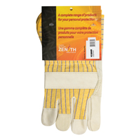Gants d'ajusteur &agrave; paume renforc&eacute;e, Grand, Paume en Cuir fleur de vache, Doublure en Coton Quali-T-Solutions