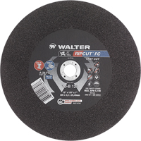 Ripcut Stainless Steel & Steel Cut-Off Wheel for Stationary Saws, 18" x 3/16", 1" Arbor, Type 1, Aluminum Oxide, 3400 RPM Quali-T-Solutions