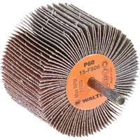 Flap Wheels-Coolcut Flap Wheels, Aluminum Oxide, 60 Grit, 3" x 2" x 1/4" Quali-T-Solutions